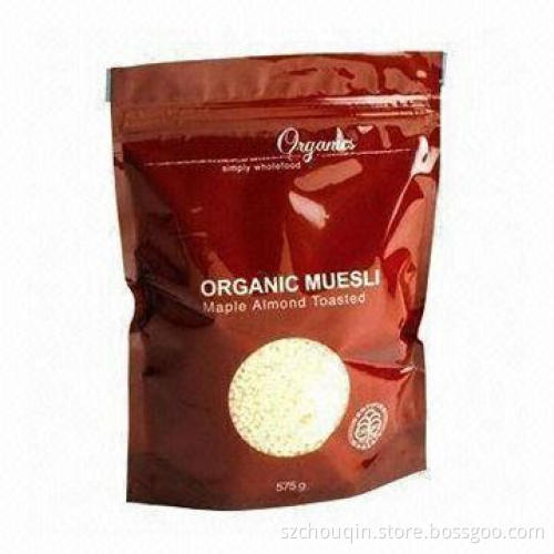 Stand-up Food Pouche with zipper, moisture-proof and 2013 new style, top quality and lon shelf time